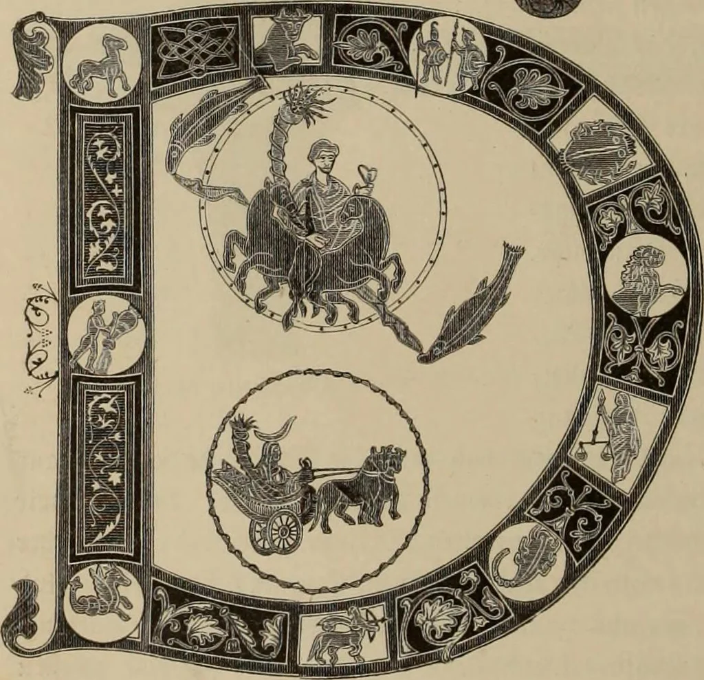 An illustration from Geschichte der deutschen Malerei, 1889, leaf 50