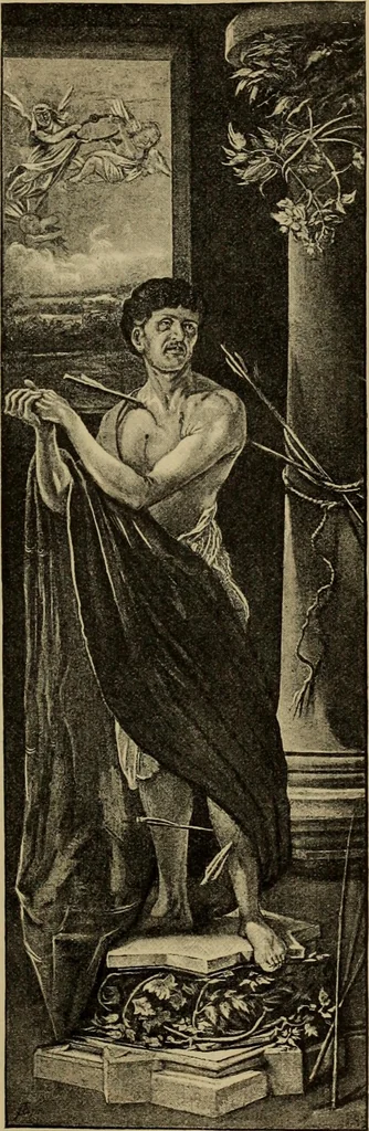 An illustration from Geschichte der deutschen Malerei, 1889, leaf 501