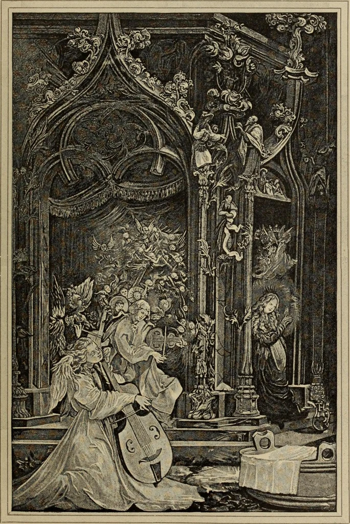 An illustration from Geschichte der deutschen Malerei, 1889, leaf 505