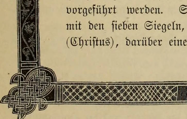 An illustration from Geschichte der deutschen Malerei, 1889, leaf 51