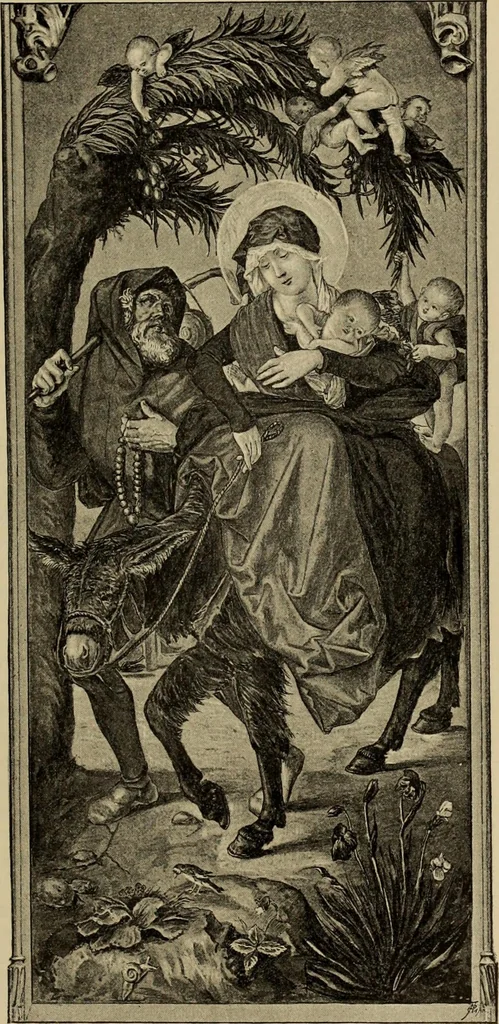 An illustration from Geschichte der deutschen Malerei, 1889, leaf 523