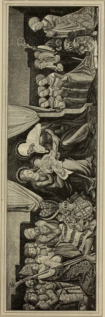 An illustration from Geschichte der deutschen Malerei, 1889, leaf 529