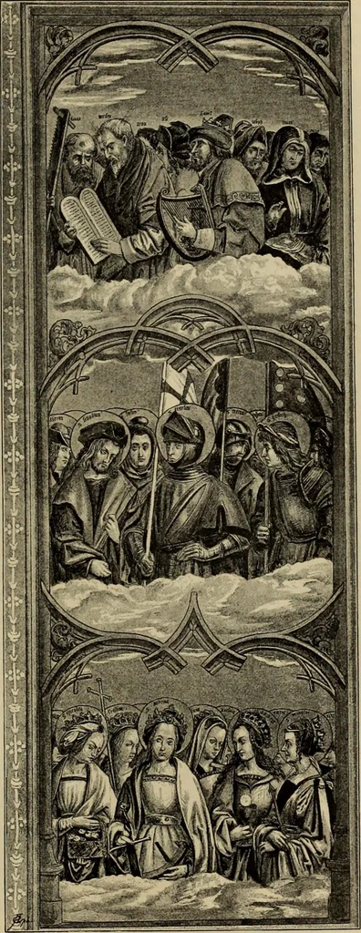 An illustration from Geschichte der deutschen Malerei, 1889, leaf 547