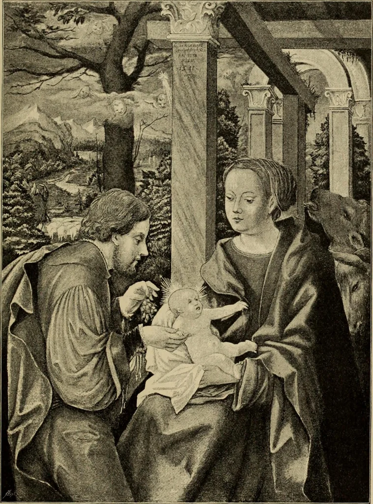 An illustration from Geschichte der deutschen Malerei, 1889, leaf 549