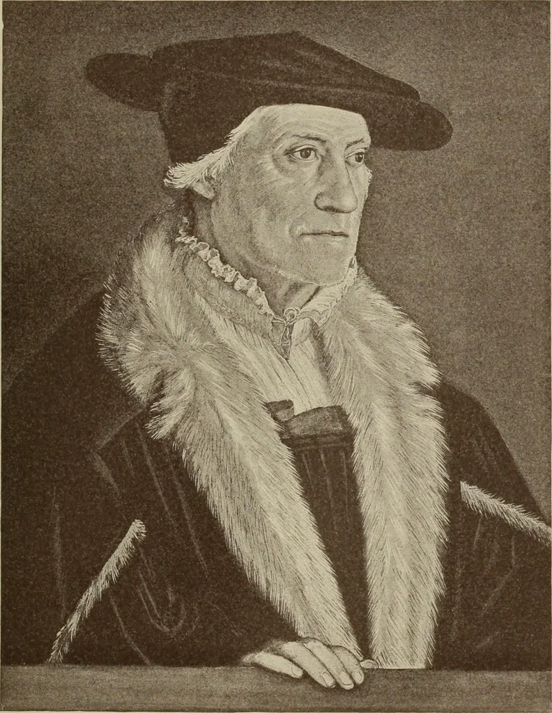 An illustration from Geschichte der deutschen Malerei, 1889, leaf 555