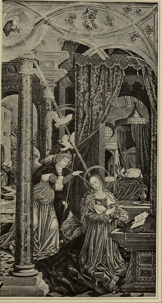 An illustration from Geschichte der deutschen Malerei, 1889, leaf 559