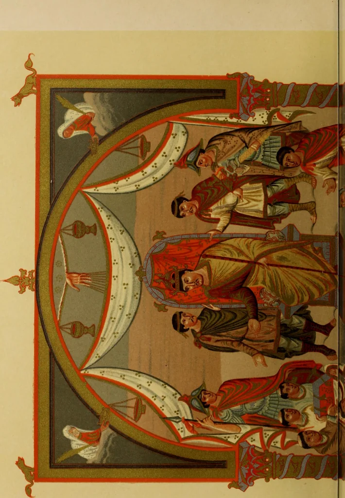 An illustration from Geschichte der deutschen Malerei, 1889, leaf 56