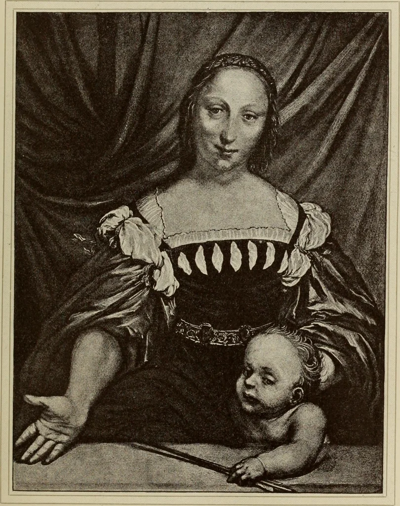 An illustration from Geschichte der deutschen Malerei, 1889, leaf 587
