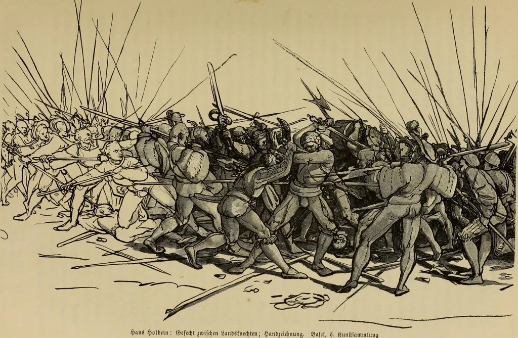An illustration from Geschichte der deutschen Malerei, 1889, leaf 589