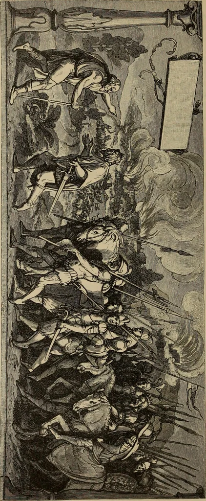 An illustration from Geschichte der deutschen Malerei, 1889, leaf 594