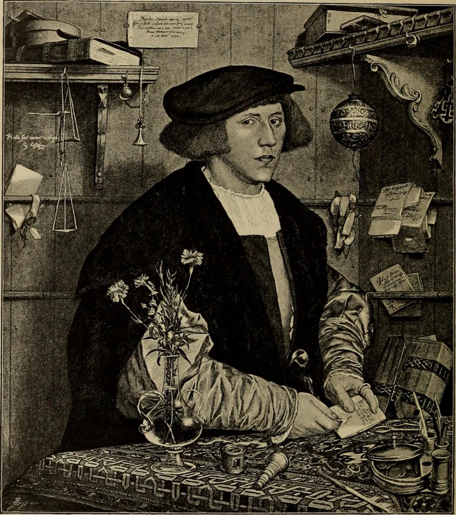 An illustration from Geschichte der deutschen Malerei, 1889, leaf 596