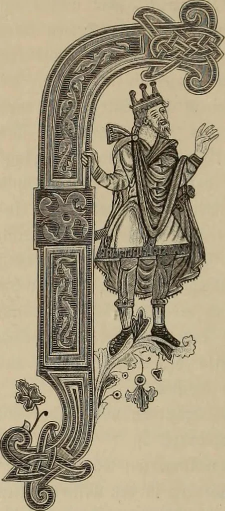 An illustration from Geschichte der deutschen Malerei, 1889, leaf 62
