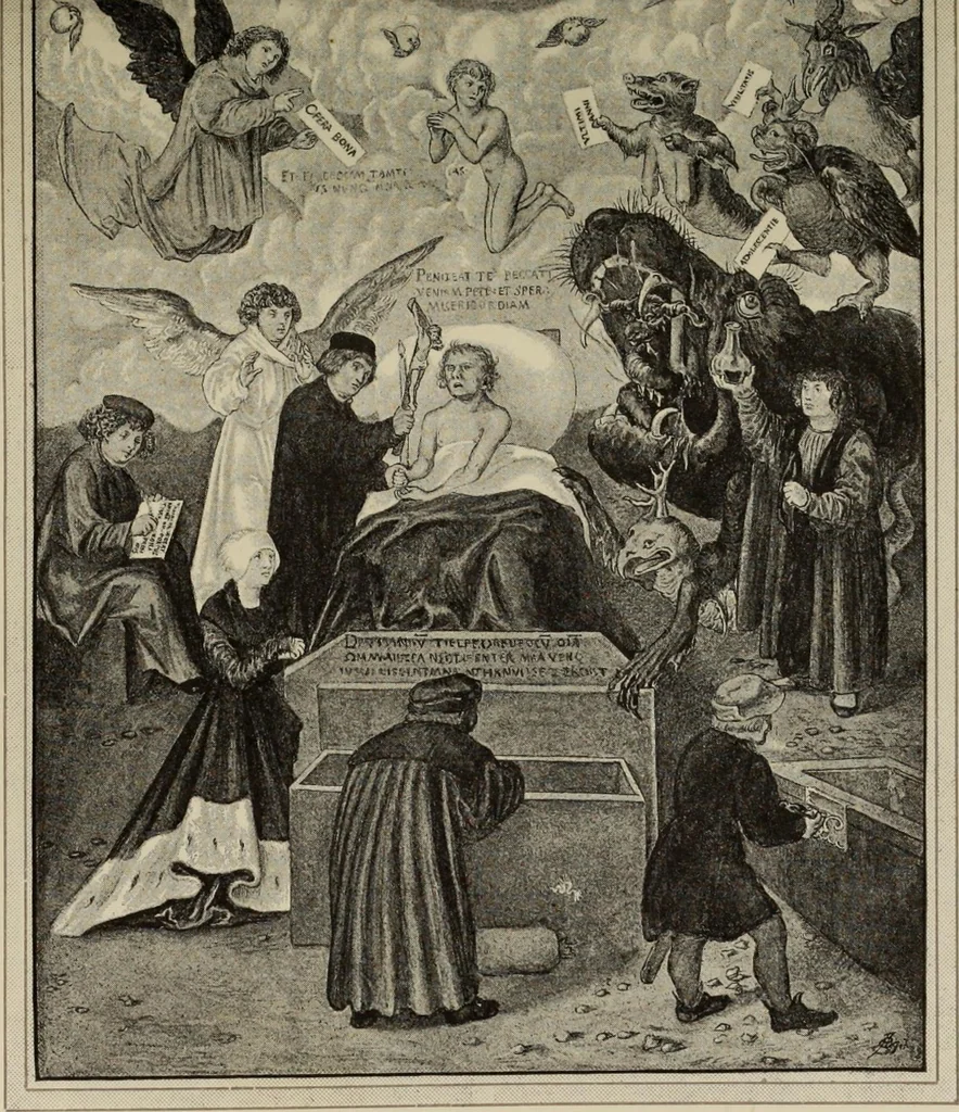 An illustration from Geschichte der deutschen Malerei, 1889, leaf 637