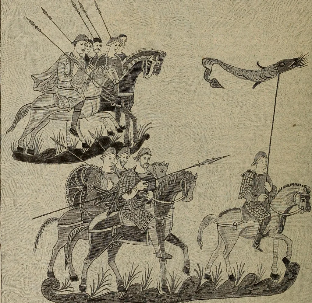 An illustration from Geschichte der deutschen Malerei, 1889, leaf 64