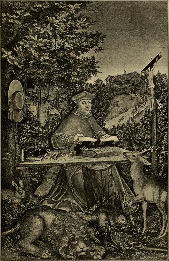 An illustration from Geschichte der deutschen Malerei, 1889, leaf 657