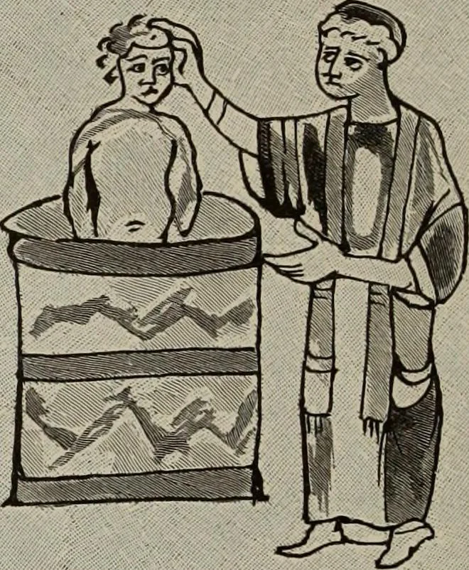 An illustration from Geschichte der deutschen Malerei, 1889, leaf 66