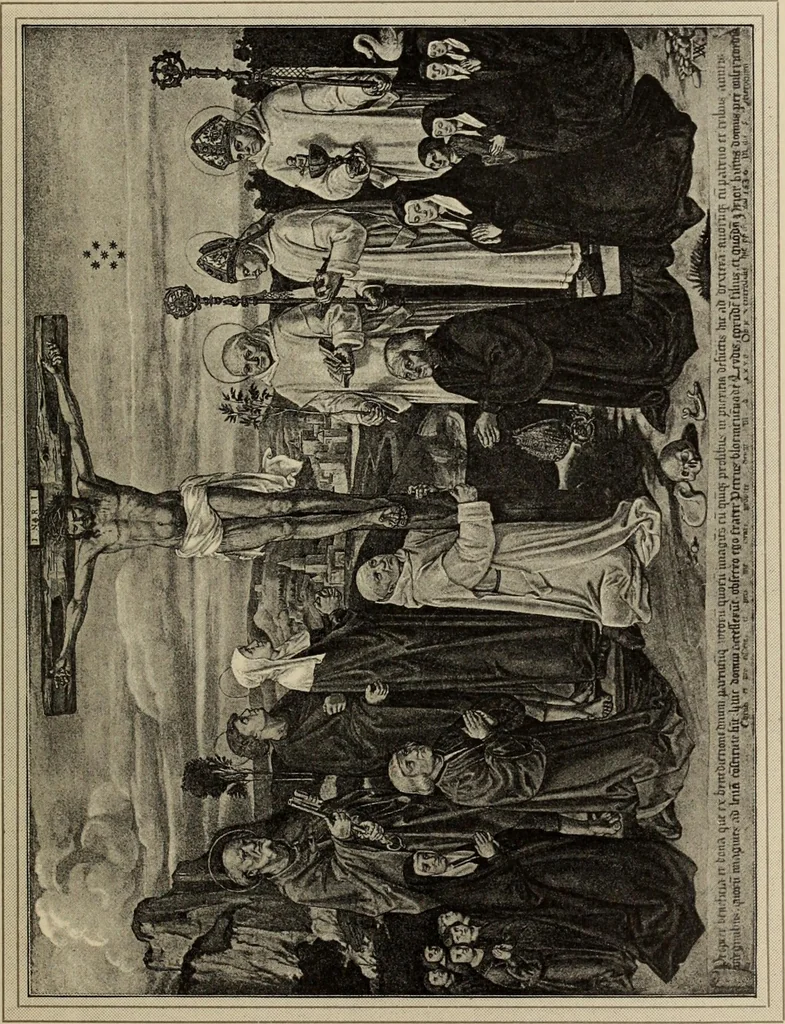 An illustration from Geschichte der deutschen Malerei, 1889, leaf 665