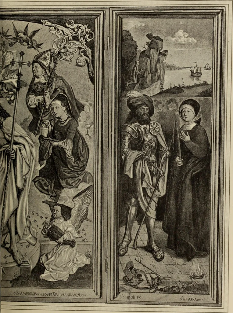 An illustration from Geschichte der deutschen Malerei, 1889, leaf 671