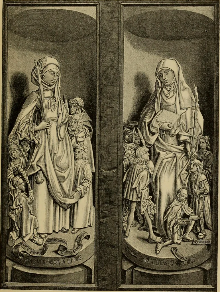 An illustration from Geschichte der deutschen Malerei, 1889, leaf 673