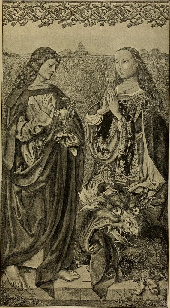 An illustration from Geschichte der deutschen Malerei, 1889, leaf 679