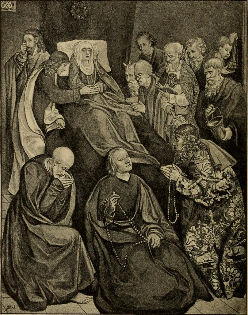 An illustration from Geschichte der deutschen Malerei, 1889, leaf 680