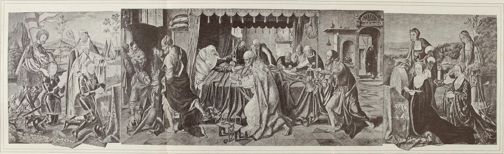 An illustration from Geschichte der deutschen Malerei, 1889, leaf 681