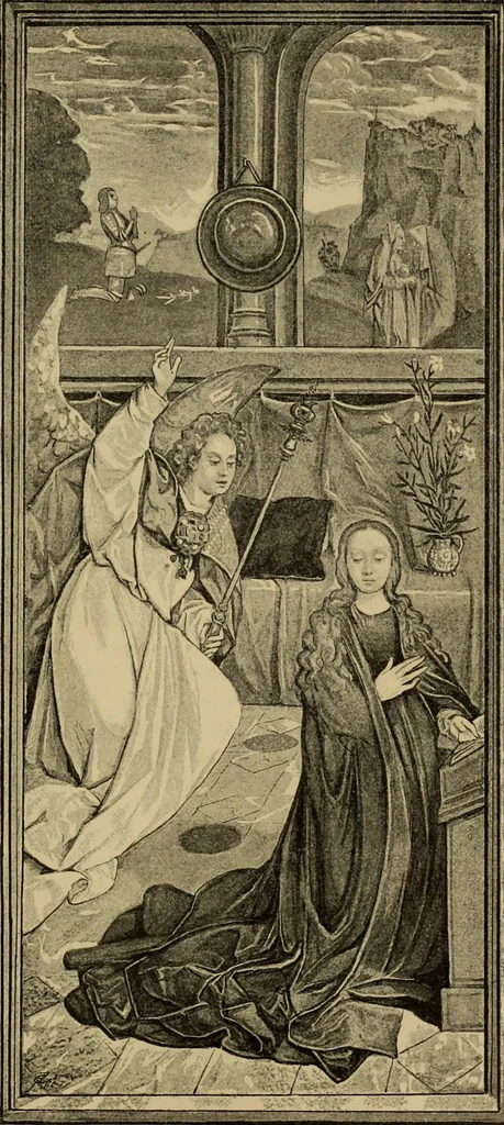 An illustration from Geschichte der deutschen Malerei, 1889, leaf 683