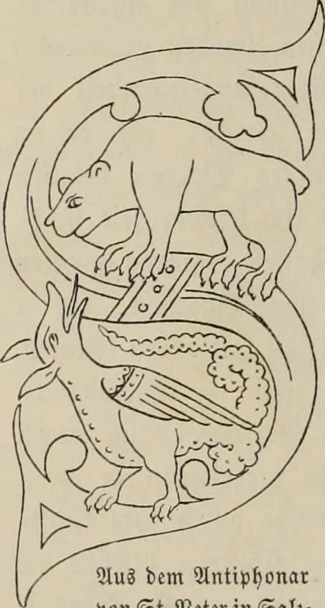 An illustration from Geschichte der deutschen Malerei, 1889, leaf 72