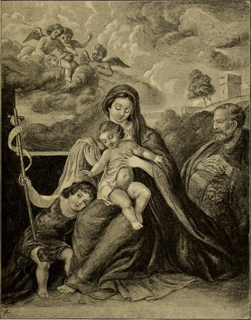 An illustration from Geschichte der deutschen Malerei, 1889, leaf 733