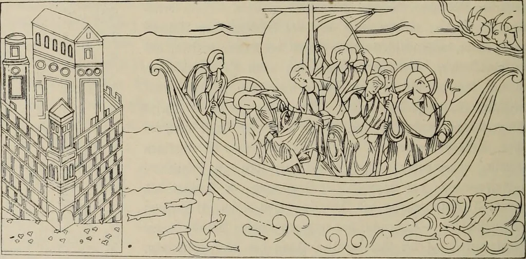 An illustration from Geschichte der deutschen Malerei, 1889, leaf 74