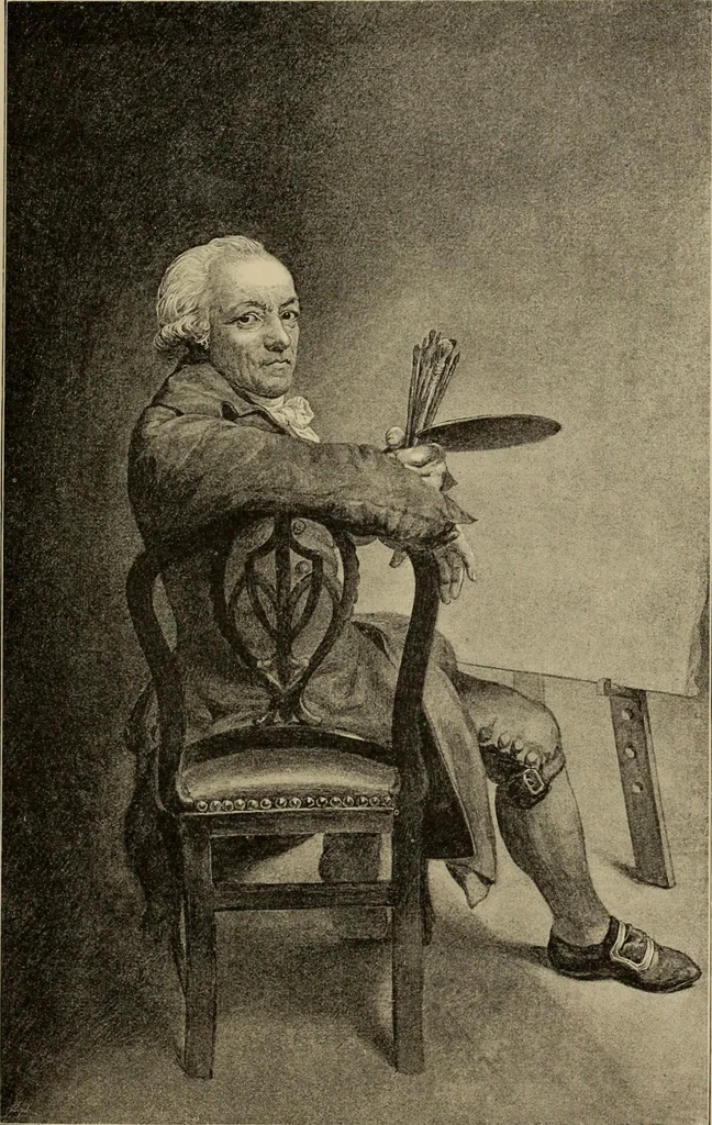 An illustration from Geschichte der deutschen Malerei, 1889, leaf 763