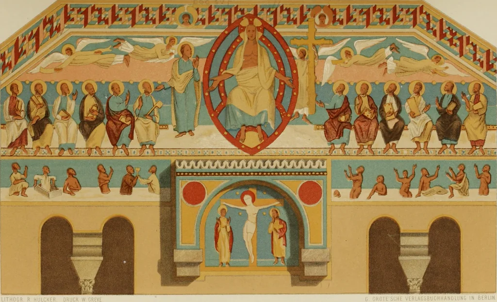 An illustration from Geschichte der deutschen Malerei, 1889, leaf 77