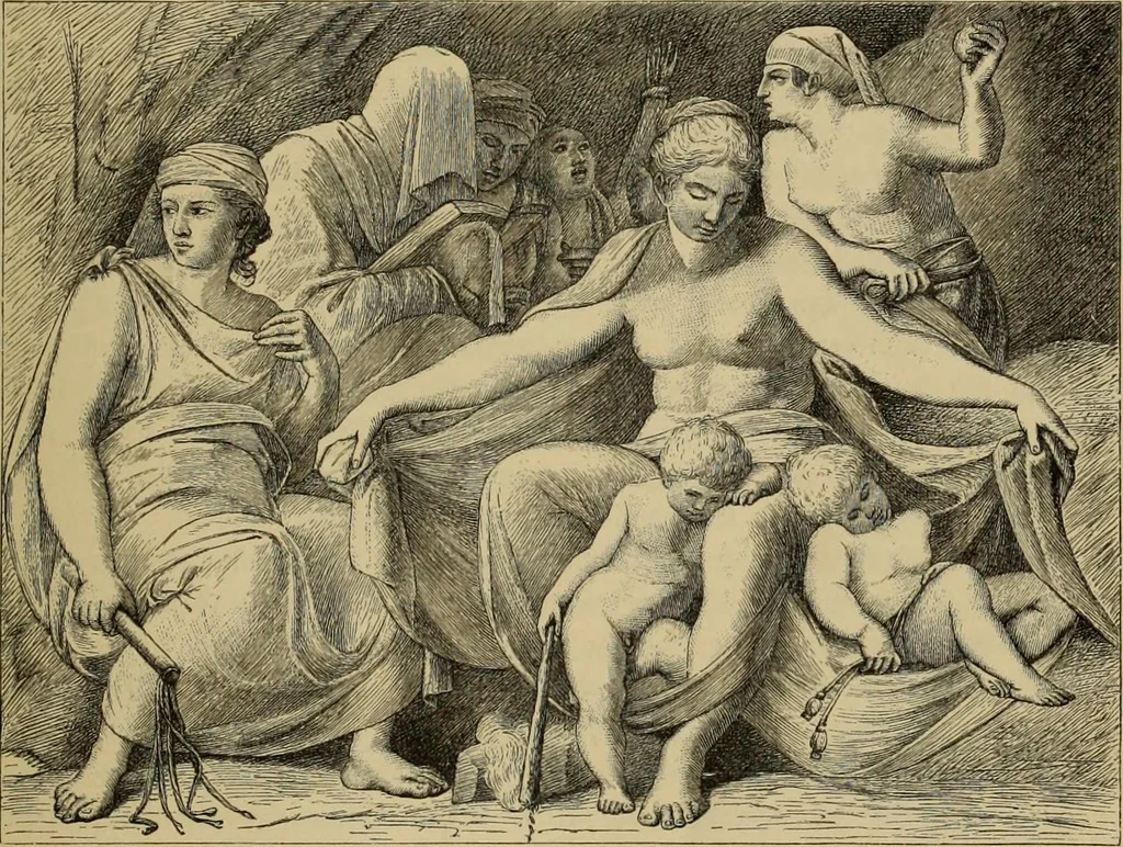 An illustration from Geschichte der deutschen Malerei, 1889, leaf 775