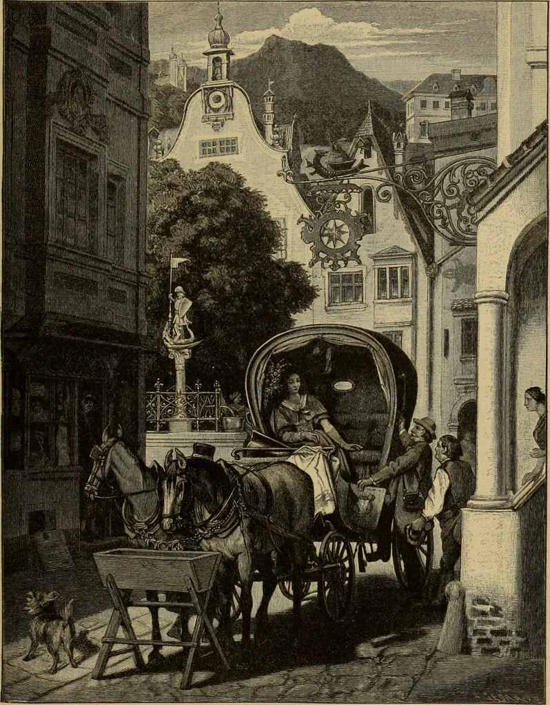 An illustration from Geschichte der deutschen Malerei, 1889, leaf 815