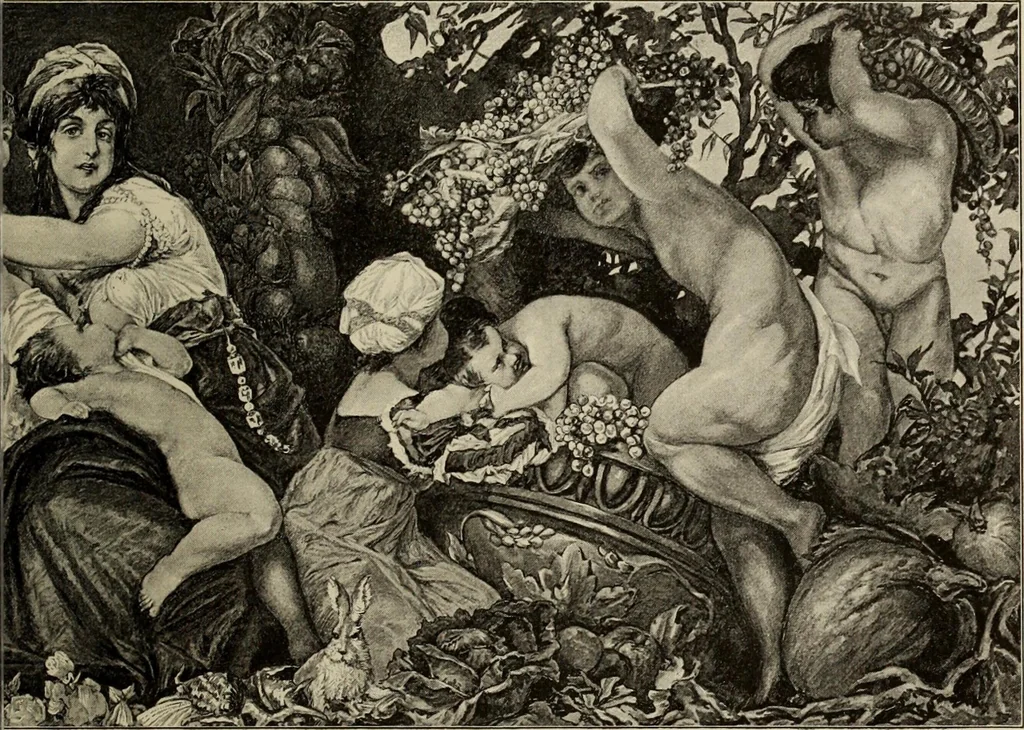 An illustration from Geschichte der deutschen Malerei, 1889, leaf 825