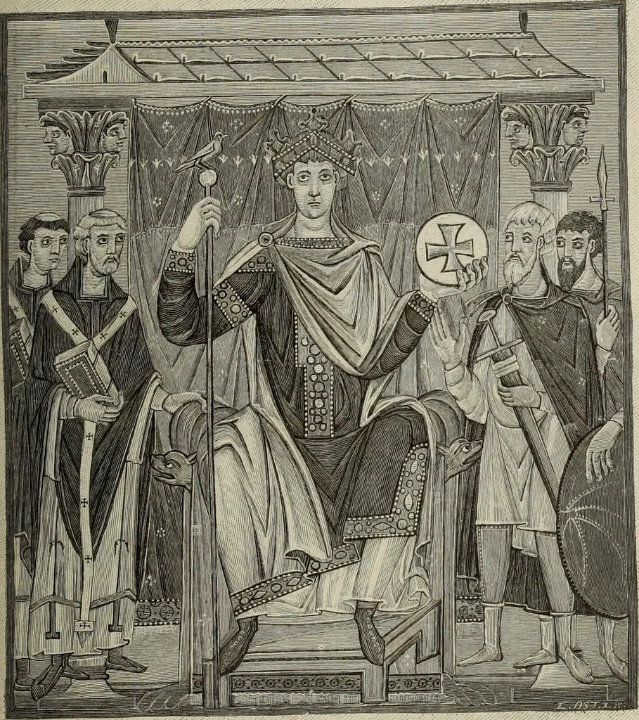 An illustration from Geschichte der deutschen Malerei, 1889, leaf 95