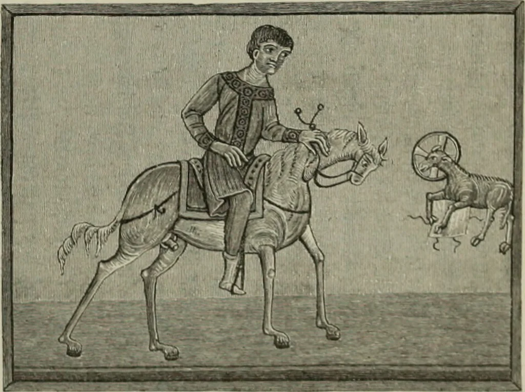An illustration from Geschichte der deutschen Malerei, 1890, leaf 102