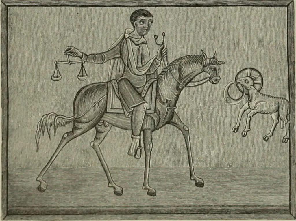 An illustration from Geschichte der deutschen Malerei, 1890, leaf 102