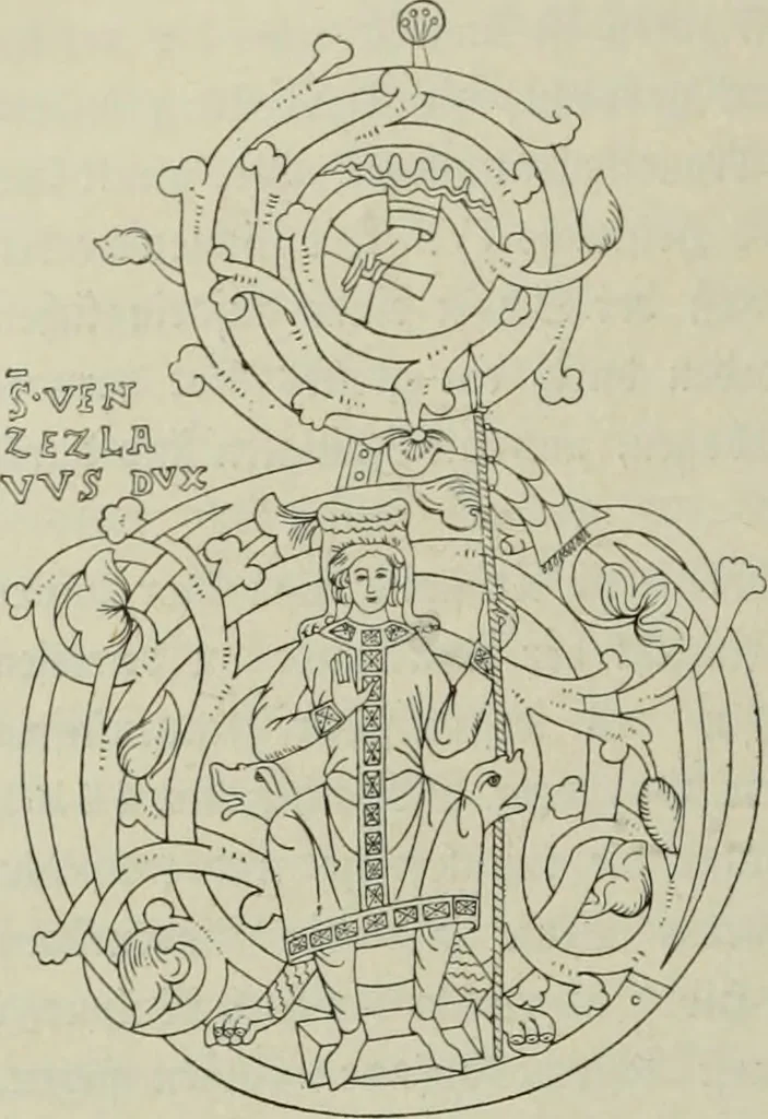 An illustration from Geschichte der deutschen Malerei, 1890, leaf 123