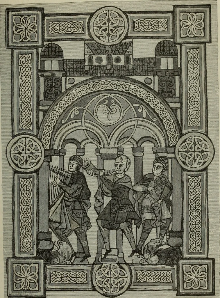 An illustration from Geschichte der deutschen Malerei, 1890, leaf 124