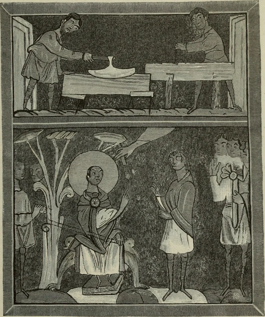 An illustration from Geschichte der deutschen Malerei, 1890, leaf 126