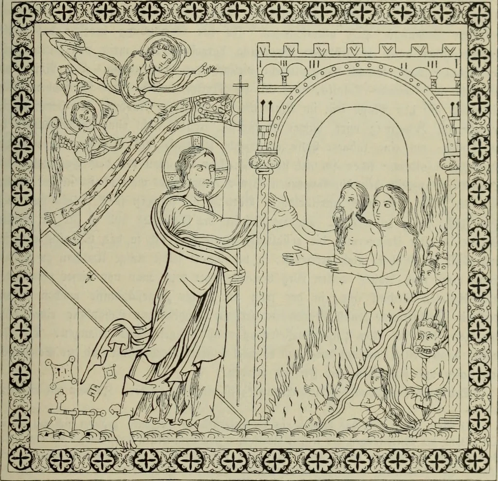 An illustration from Geschichte der deutschen Malerei, 1890, leaf 132