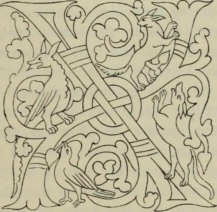 An illustration from Geschichte der deutschen Malerei, 1890, leaf 134