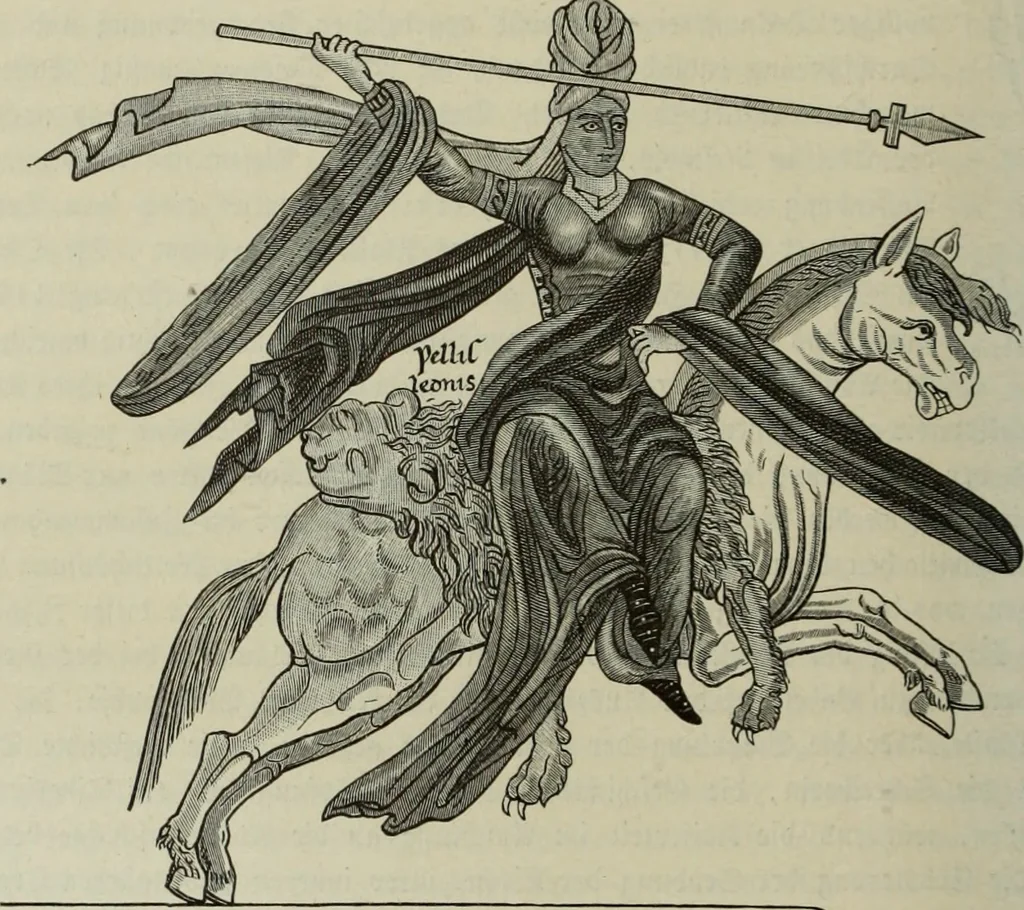 An illustration from Geschichte der deutschen Malerei, 1890, leaf 141