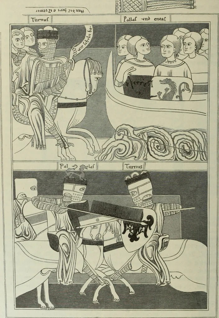 An illustration from Geschichte der deutschen Malerei, 1890, leaf 145