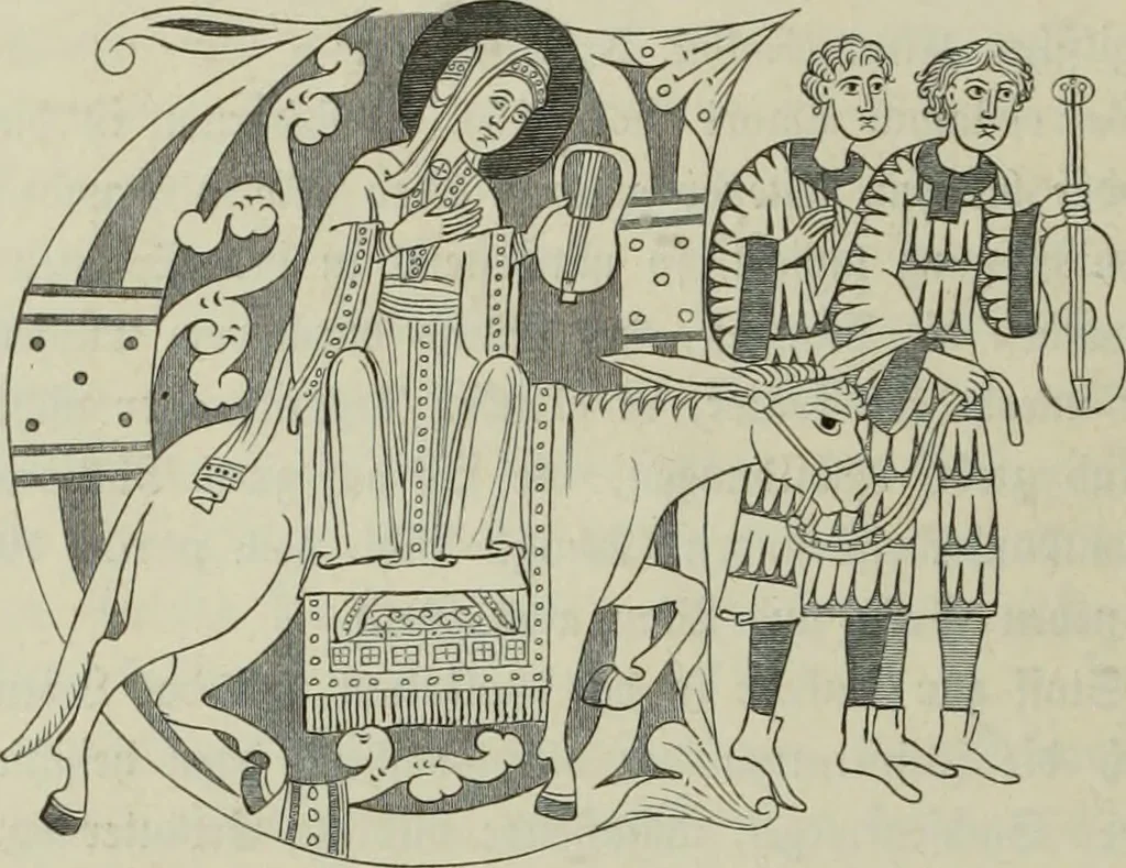 An illustration from Geschichte der deutschen Malerei, 1890, leaf 149