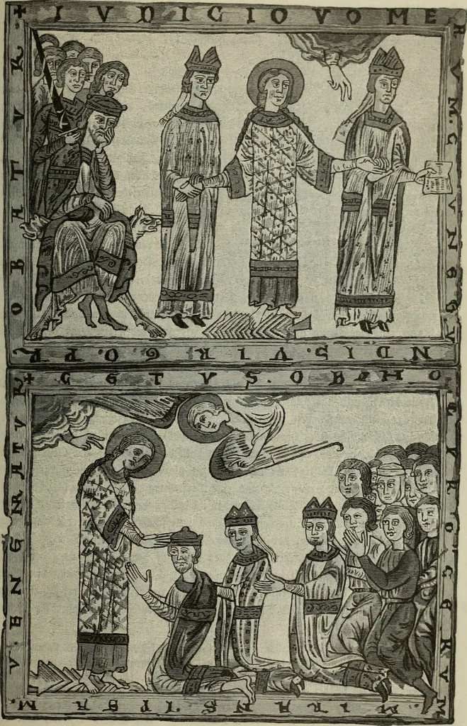 An illustration from Geschichte der deutschen Malerei, 1890, leaf 152