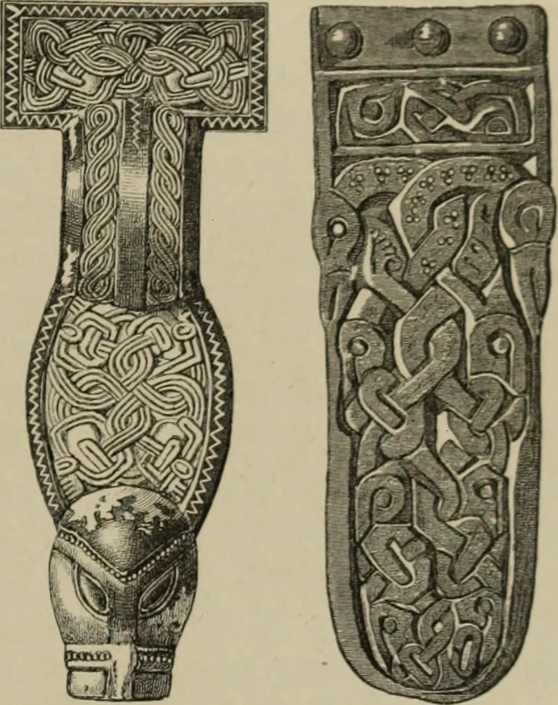 An illustration from Geschichte der deutschen Malerei, 1890, leaf 16