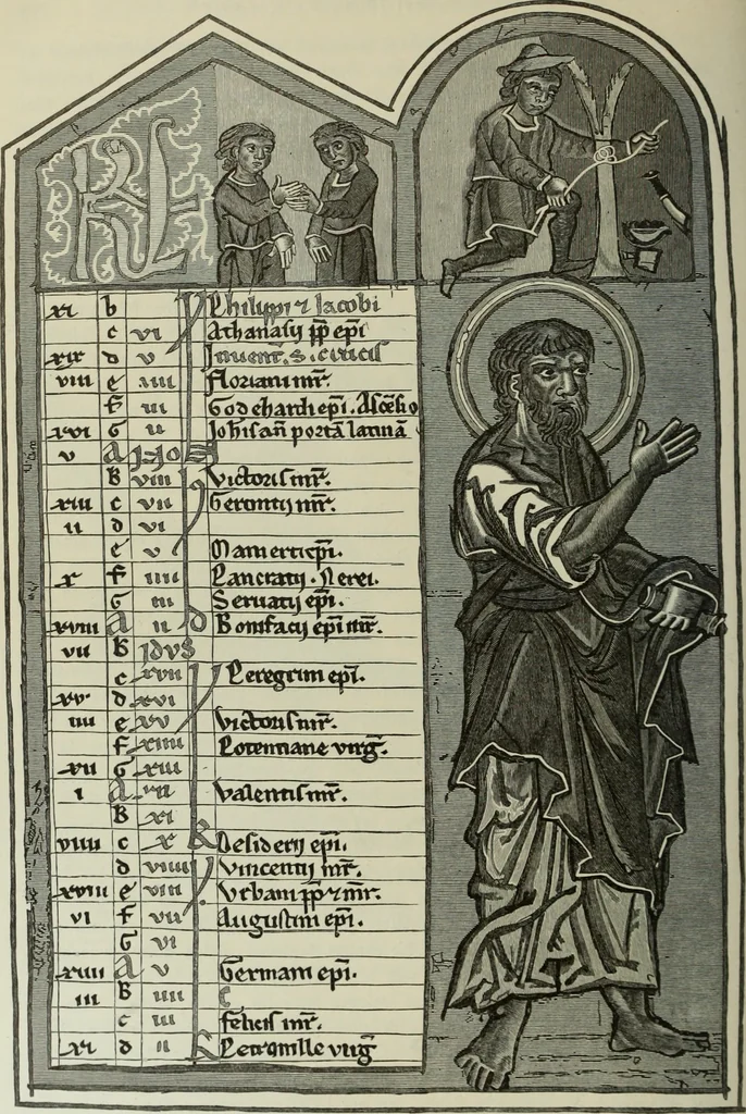 An illustration from Geschichte der deutschen Malerei, 1890, leaf 165