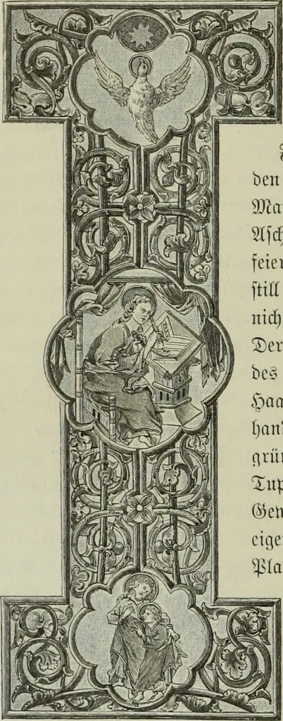 An illustration from Geschichte der deutschen Malerei, 1890, leaf 175